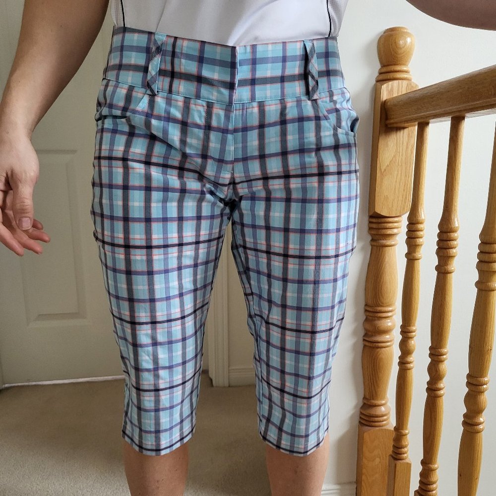 Adidas Climalite Plaid Capri